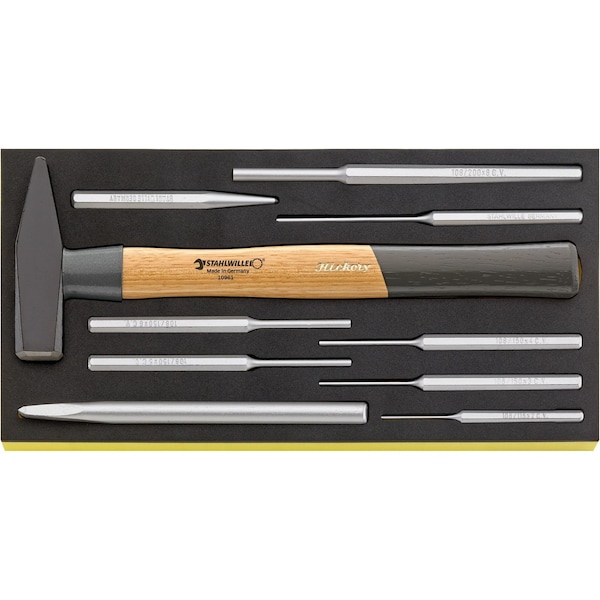 Hammer, chisels etc. i.TCS inlay No.TCS 102-108/10960/10 1/3-tray10-pcs.